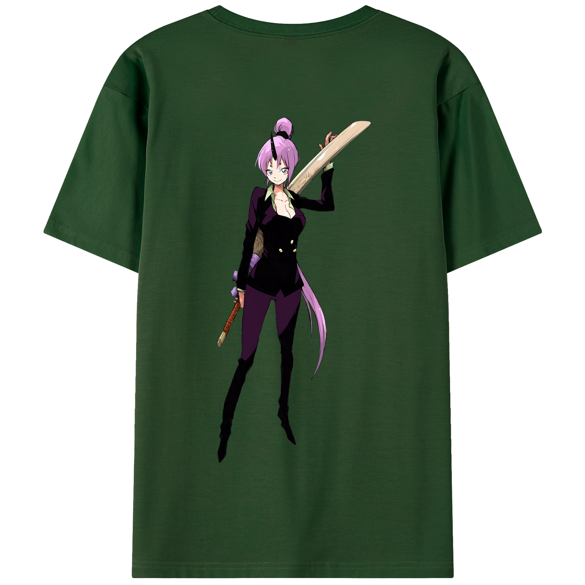 （画像用） 転スラ Regarding Reincarnated to Slime 綿100％半袖Tシャツ（背面プリント）